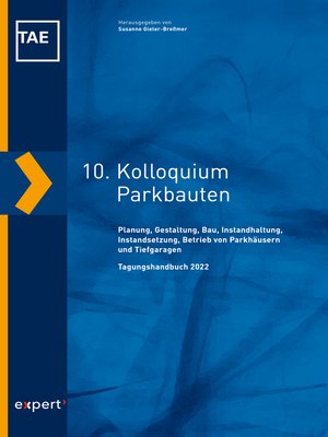 cover image of 10. Kolloquium Parkbauten
